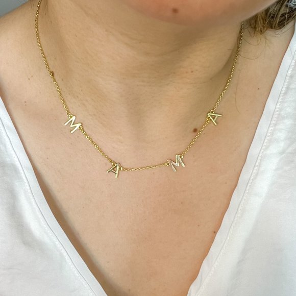 Mother's Day Gift For Mom Necklace Gift To New Moms Necklace Mom Jewelry Gold - Picture 13 of 17